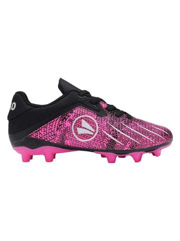 Jako Naturrasen-Fußballschuhe "Vini" in Schwarz/ Pink
