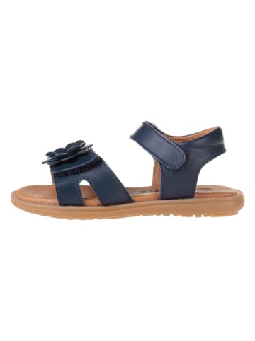 kmins Leren sandalen donkerblauw