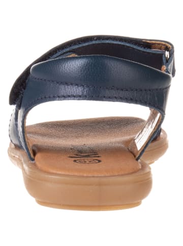 kmins Leder-Sandalen in Dunkelblau