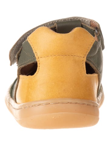 kmins Skórzane buty w kolorze brązowym do chodzenia na boso