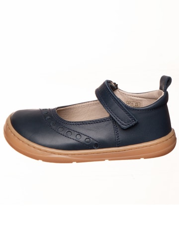kmins Leren barefootschoenen donkerblauw