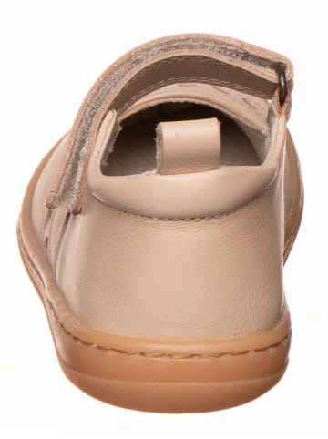kmins Leren barefootschoenen crème
