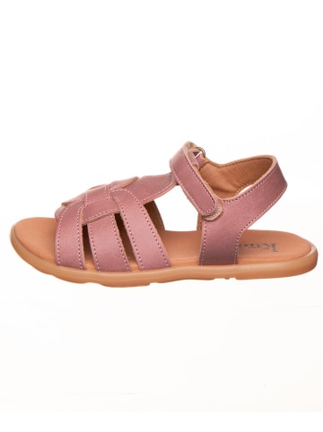 kmins Leren sandalen lichtroze