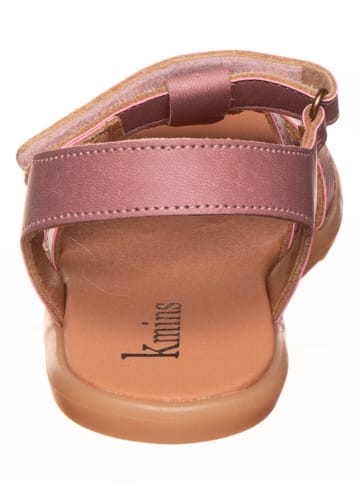 kmins Leder-Sandalen in Rosa