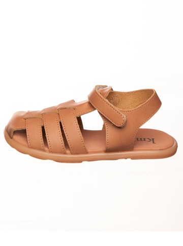 kmins Leren sandalen lichtbruin