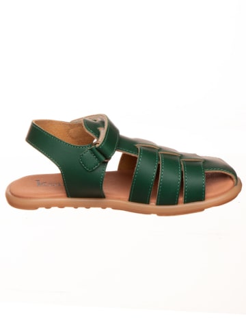 kmins Leren sandalen groen