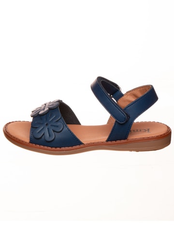 kmins Leder-Sandalen in Dunkelblau