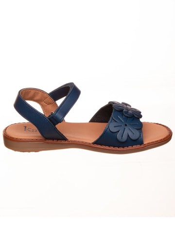 kmins Leren sandalen donkerblauw