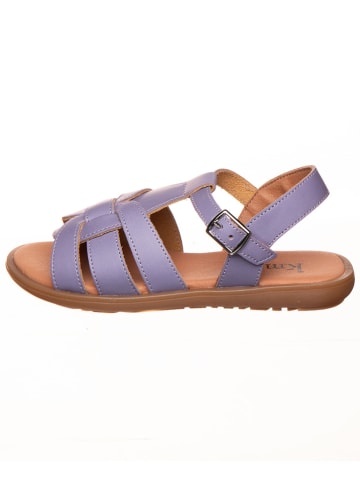 kmins Leder-Sandalen in Lila