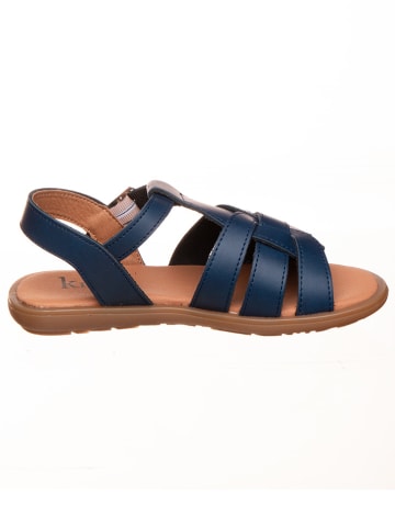 kmins Leder-Sandalen in Dunkelblau