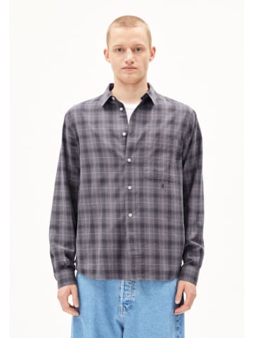 armedangels Blouse "Paanao" antraciet/grijs