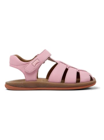 Camper Leder-Halbsandalen "Bicho" in Rosa