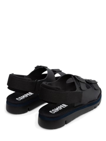 Camper Leren sandalen "Oruga" zwart
