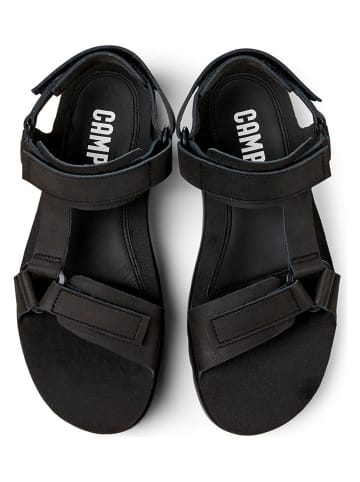 Camper Leren sandalen "Oruga" zwart