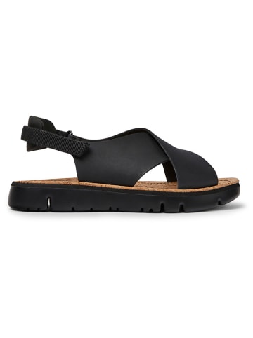 Camper Leder-Sandalen in Schwarz