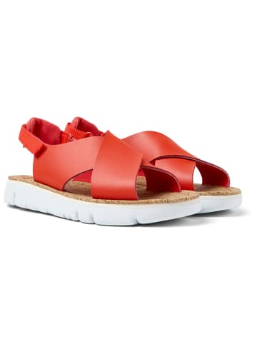 Camper Leren sandalen rood