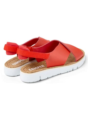 Camper Leren sandalen rood
