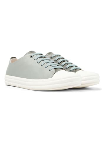 Camper Leren sneakers kaki/lichtblauw/beige