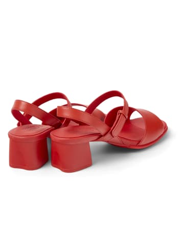 Camper Leder-Sandaletten in Rot