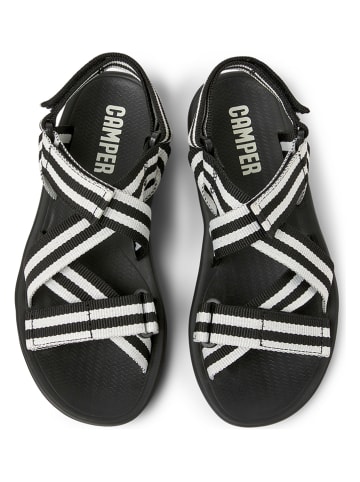 Camper Sandalen in Schwarz/ Weiß