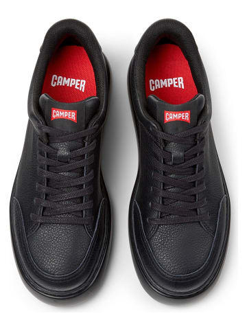 Camper Skórzane sneakersy "Runner K21" w kolorze czarnym