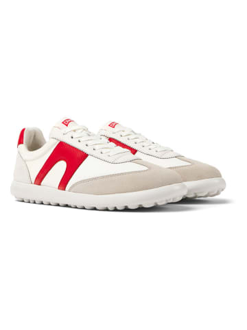 Camper Leren sneakers wit/rood