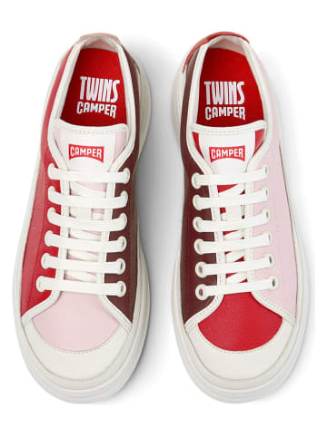 Camper Sneakersy "Runner" w kolorze czerwono-jasnoróżowym
