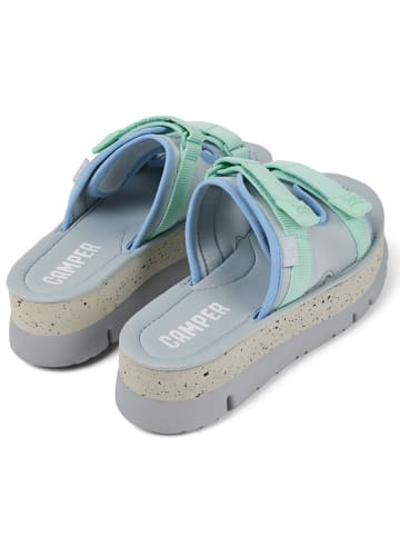 Camper Instappers grijs/lichtblauw/turquoise