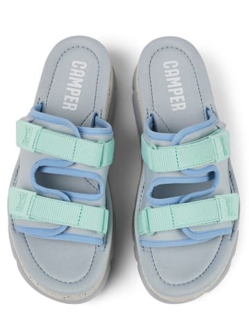 Camper Instappers grijs/lichtblauw/turquoise
