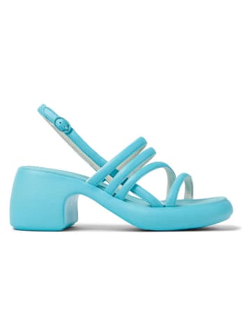 Camper Leren haksandalen "Thelma" turquoise