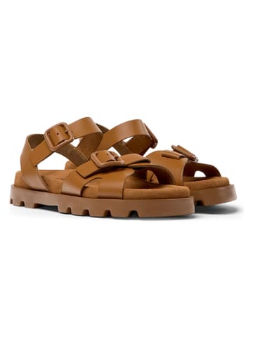 Camper Leren sandalen "Brutus" lichtbruin