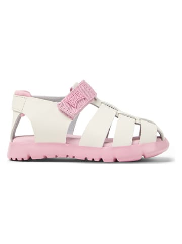 Camper Leren enkelsandalen "Oruga" crème