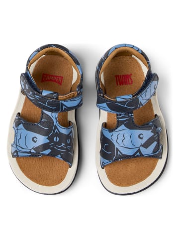 Camper Leren enkelsandalen "Bicho" donkerblauw