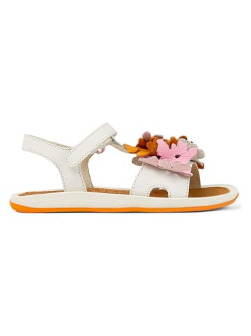 Camper Leder-Sandalen "Bicho" in Creme