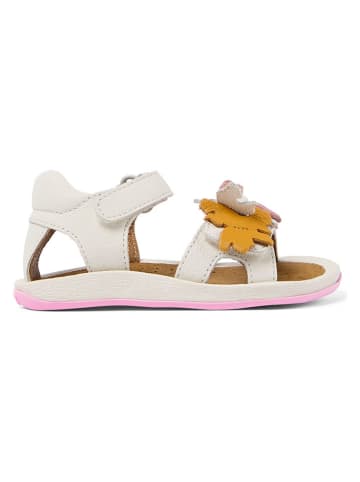 Camper Leder-Sandalen "Bicho" in Creme