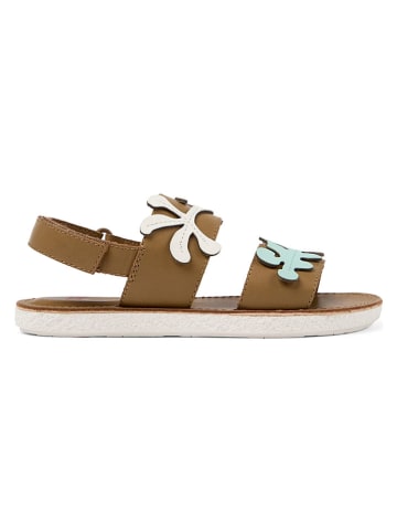 Camper Leder-Sandalen "Miko" in Hellbraun