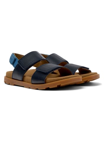 Camper Leder-Sandalen "Brutus" in Dunkelblau