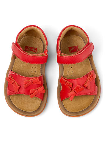 Camper Leder-Halbsandalen "Bicho" in Rot