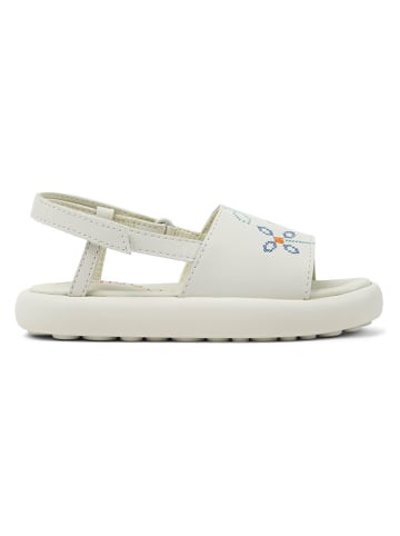 Camper Leder-Sandalen "Pelotas Flota" in Creme