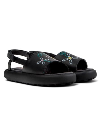 Camper Leren sandalen "Pelotas Flota" zwart