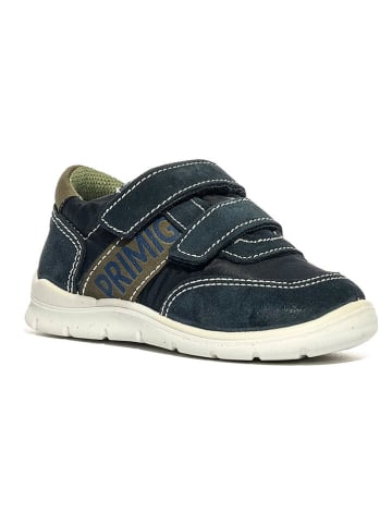 Primigi Leren sneakers donkerblauw/kaki