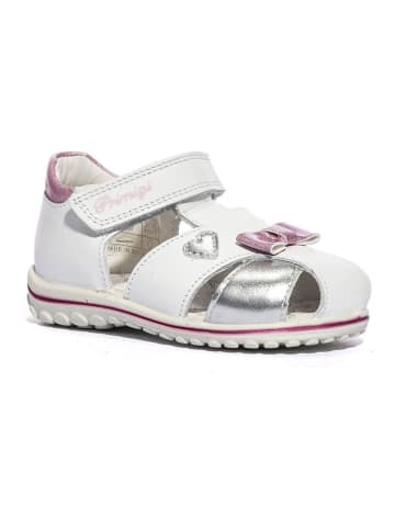 Primigi Leder-Halbsandalen in Weiß