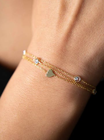 Heliophilia Vergulde armband met sierelementen