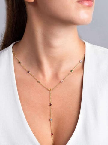 Heliophilia Vergulde ketting met sierelementen - (L)43 cm
