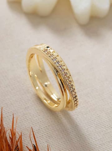 Heliophilia Vergold. Ring mit Edelsteinen