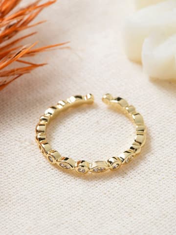 Heliophilia Vergulde ring met edelstenen
