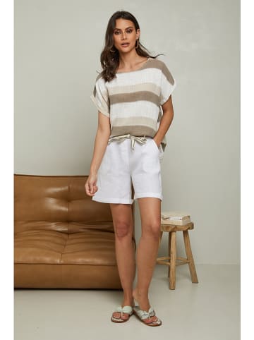 Fleur de Lin Shirt "Epicea" beige/taupe