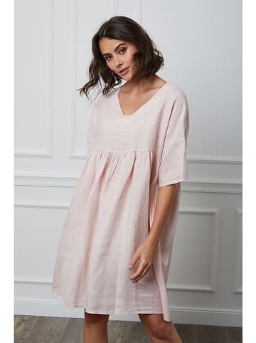Fleur de Lin Linnen jurk "Etsy" lichtroze