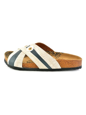 Calceo Slippers lichtgroen/zwart