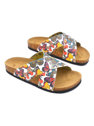 Calceo Slippers wit/meerkleurig